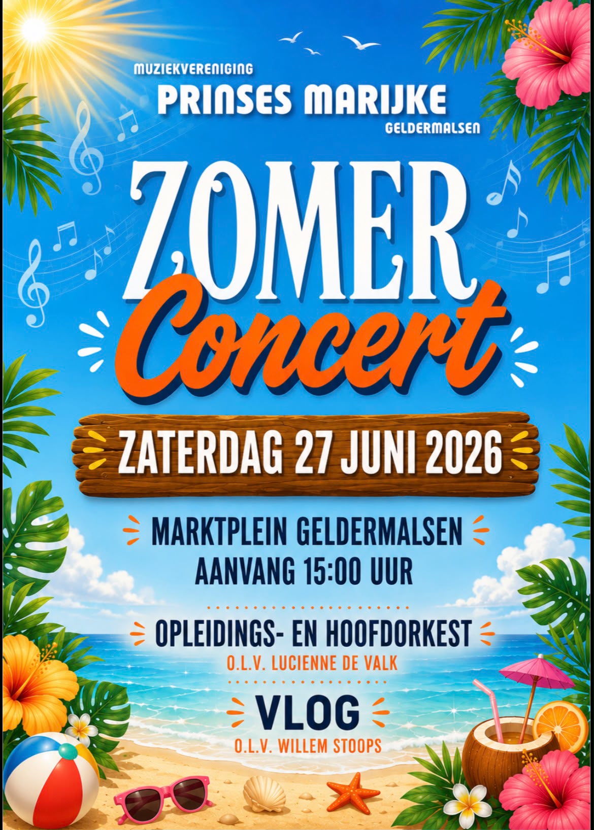 Poster Zomerconcer 2026